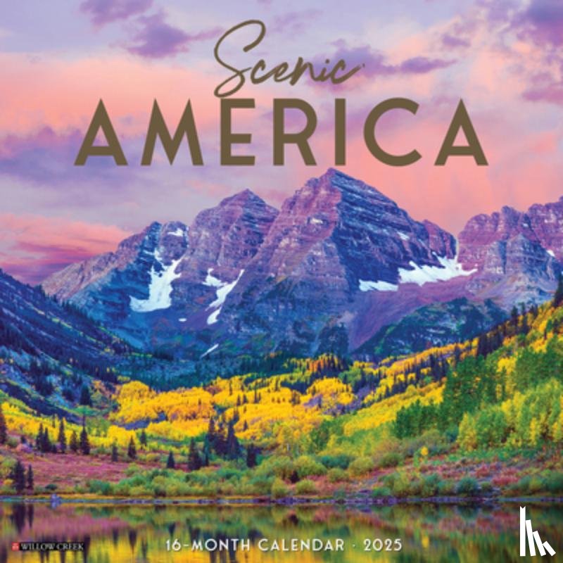 Willow Creek Press - Scenic America 2025 12 X 12 Wall Calendar
