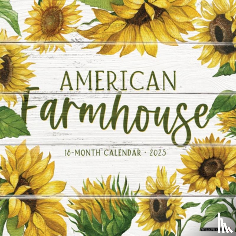 Willow Creek Press - American Farmhouse 2026 12 X 12 Wall Calendar