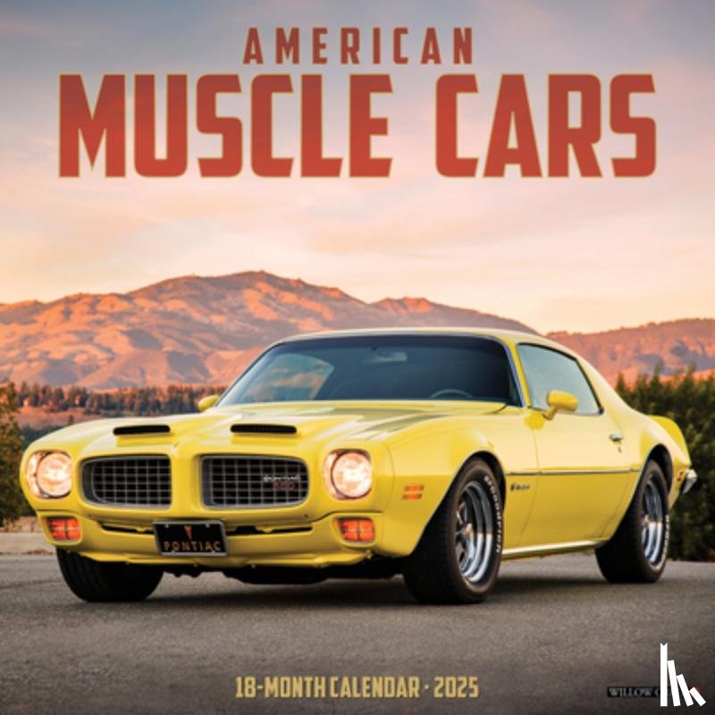 Willow Creek Press - American Muscle Cars 2026 12 X 12 Wall Calendar