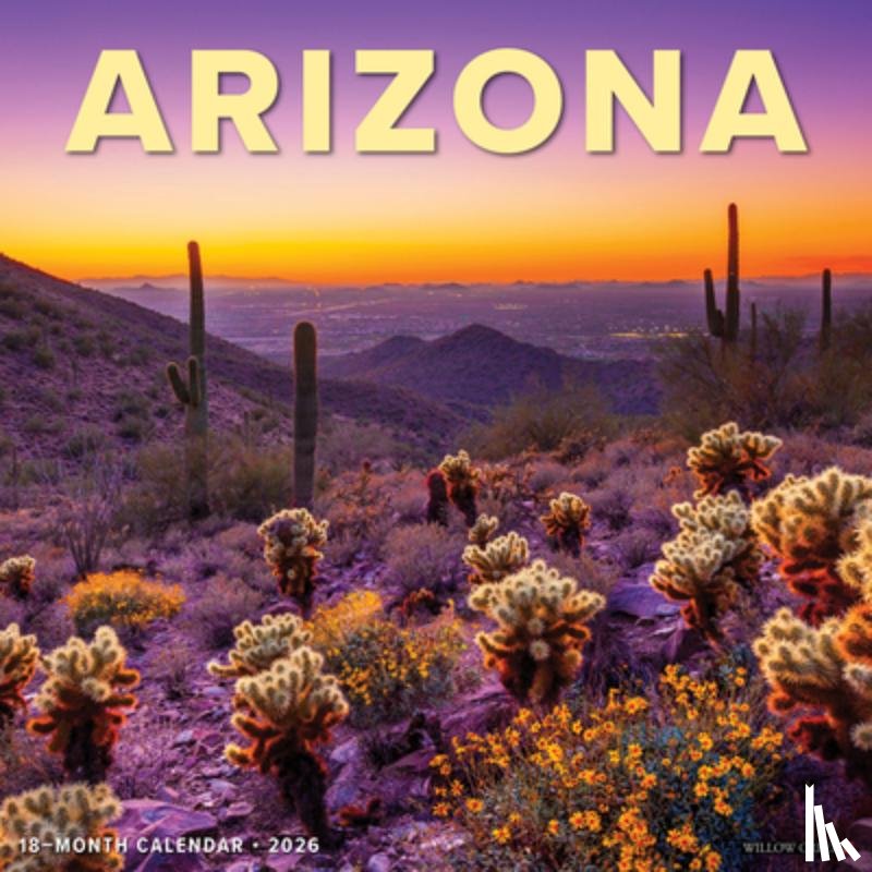 Willow Creek Press - Arizona 2026 Wall Calendar
