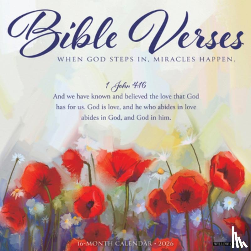 Willow Creek Press - Bible Verses 2026 12 X 12 Wall Calendar