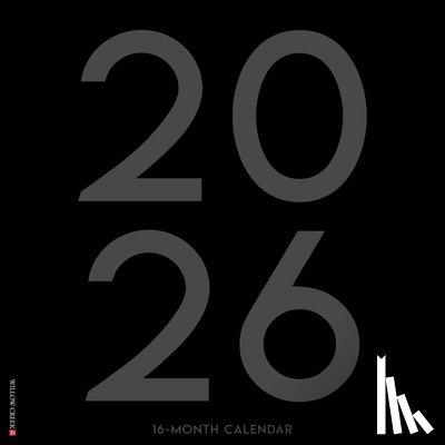 Willow Creek Press - Black & White Professional Large Grid 2026 12 X 12 Wall Calendar