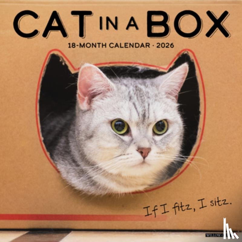 Willow Creek Press - Cat in a Box 2026 12 X 12 Wall Calendar