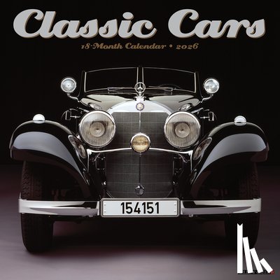Willow Creek Press - Classic Cars 2026 Wall Calendar