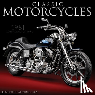 Willow Creek Press - Classic Motorcycles 2026 12 X 12 Wall Calendar