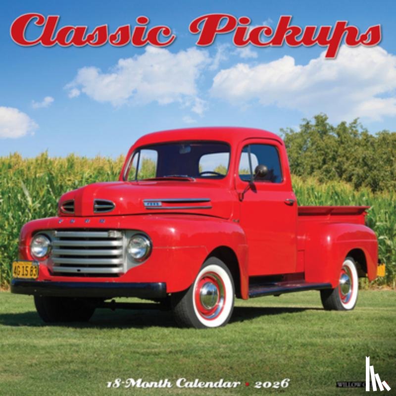 Willow Creek Press - Classic Pickups 2026 Wall Calendar