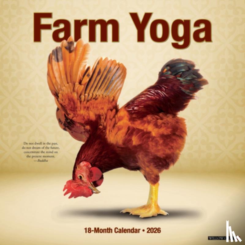 Willow Creek Press - Farm Yoga 2026 12 X 12 Wall Calendar