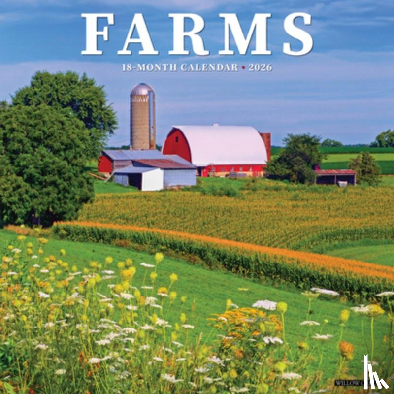 Willow Creek Press - Farms 2026 12 X 12 Wall Calendar
