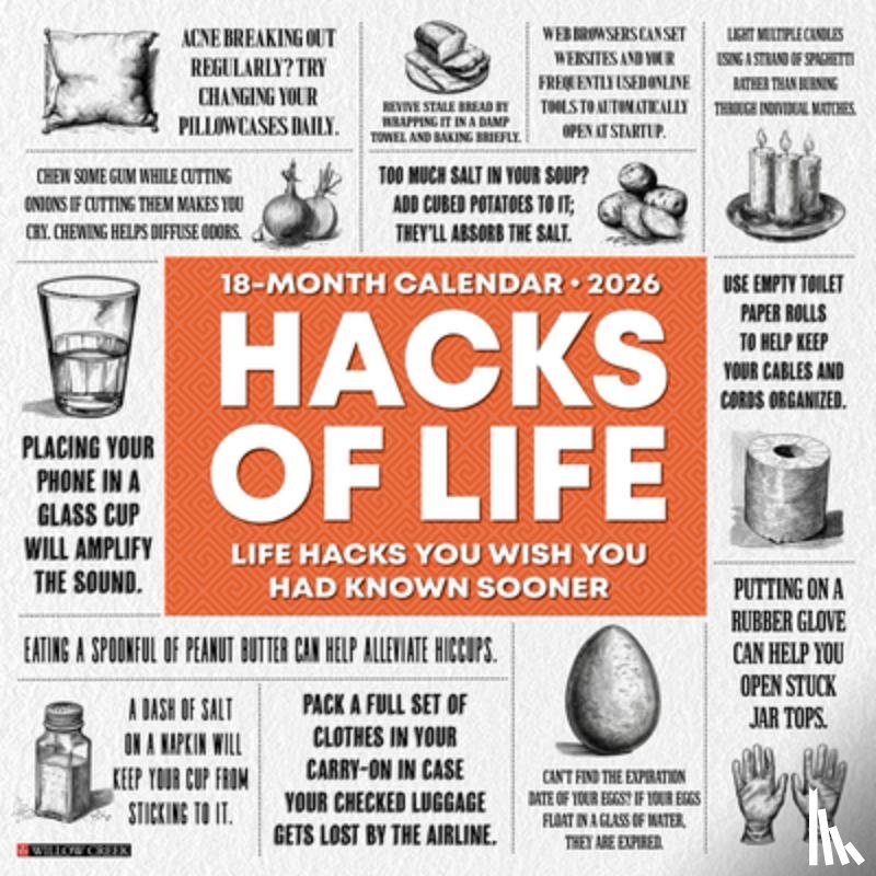 Willow Creek Press - Hacks of Life 2026 Wall Calendar
