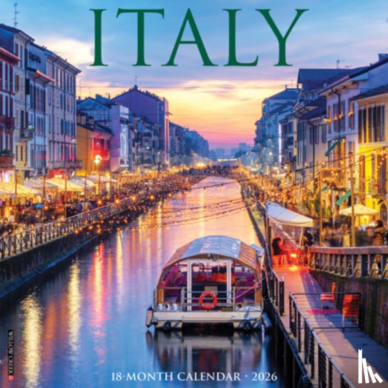 Willow Creek Press - Italy 2026 Wall Calendar