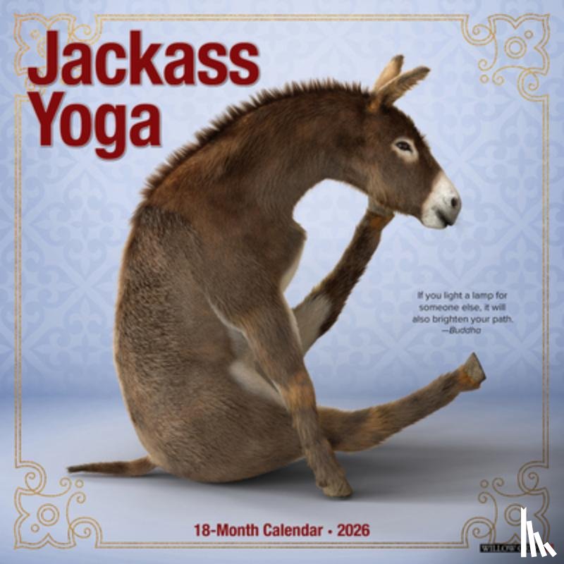 Willow Creek Press - Jackass Yoga 2026 Wall Calendar