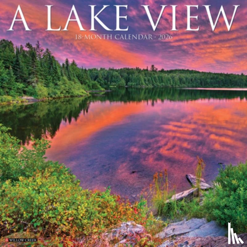 Willow Creek Press - Lake View 2026 Wall Calendar