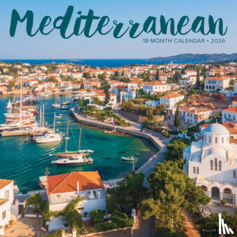 Willow Creek Press - Mediterranean 2026 Wall Calendar