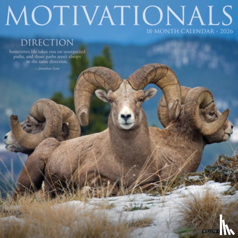 Willow Creek Press - Motivationals 2026 Wall Calendar