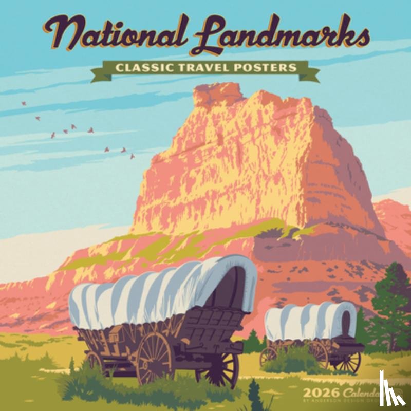 Anderson Design Group - National Landmarks (Adg) 2026 Wall Calendar