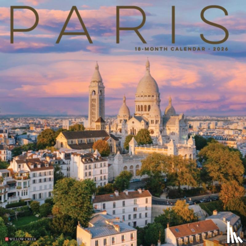 Willow Creek Press - Paris 2026 Wall Calendar