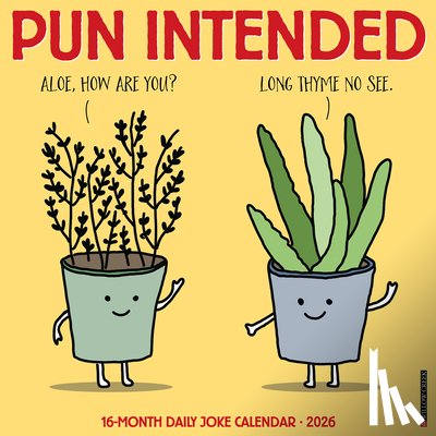 Willow Creek Press - Pun Intended 2026 12 X 12 Wall Calendar