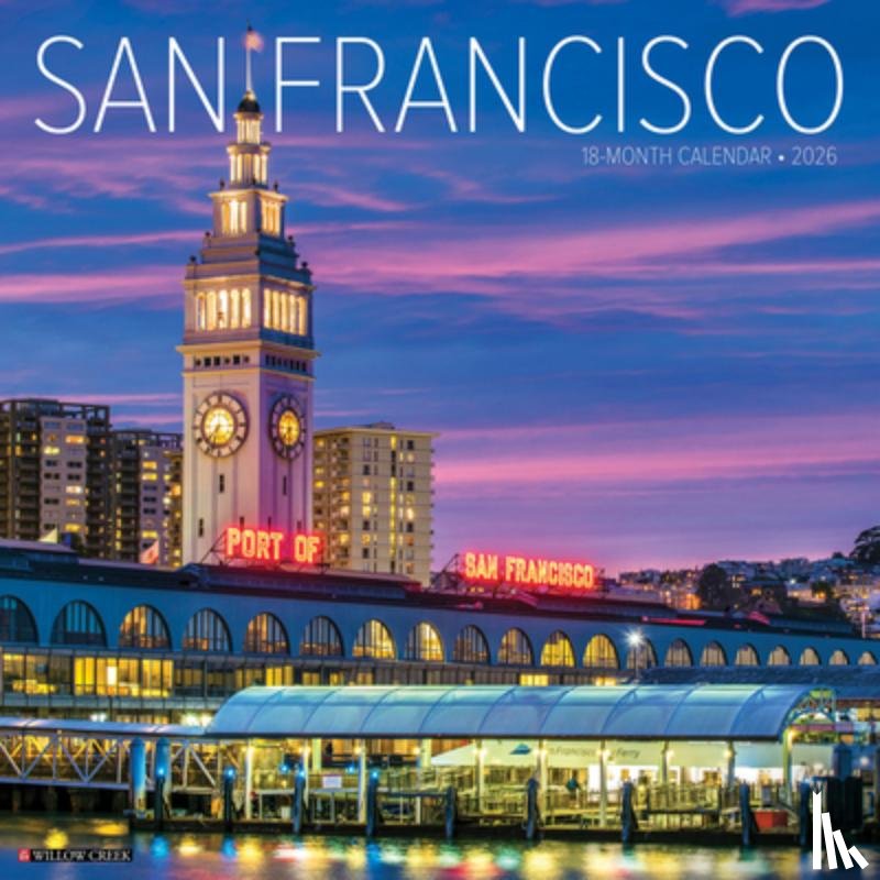 Willow Creek Press - San Francisco 2026 12 X 12 Wall Calendar