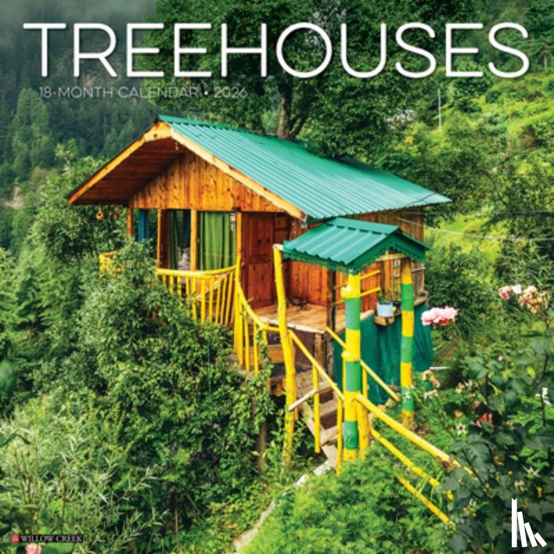Willow Creek Press - Treehouses 2026 12 X 12 Wall Calendar