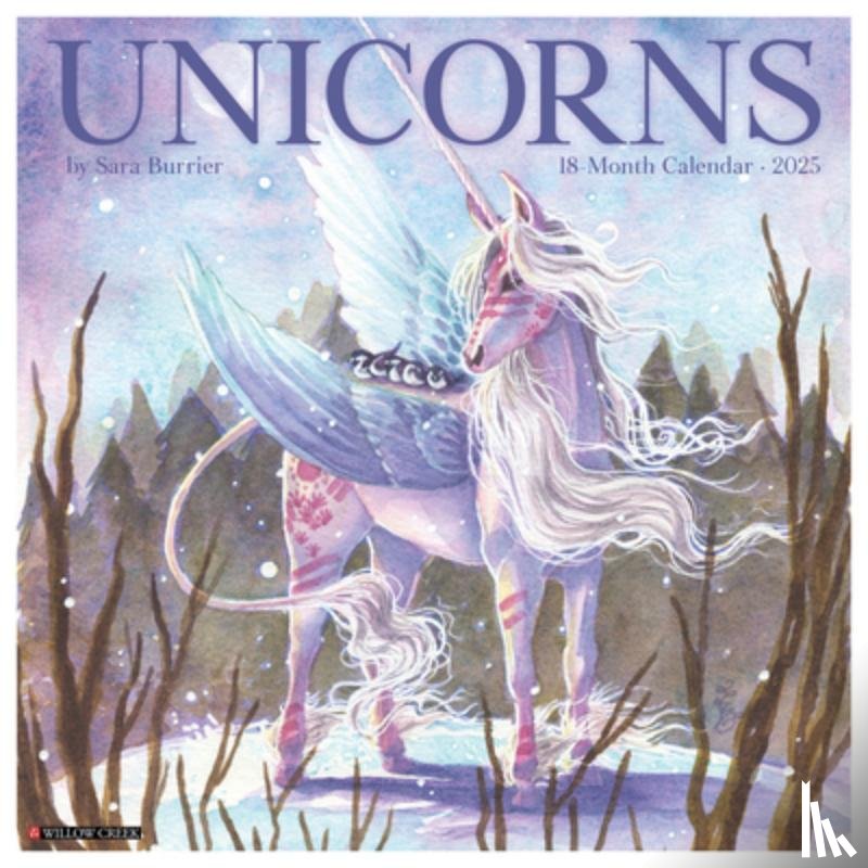 Burrier, Sara - Unicorns by Sara Burrier (Art) 2026 12 X 12 Wall Calendar