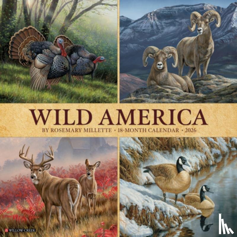 Millette - Wild America 2026 Wall Calendar
