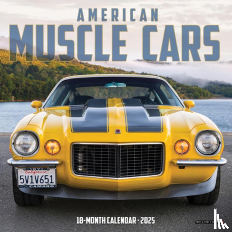 Willow Creek Press - American Muscle Cars 2026 Mini Wall Calendar