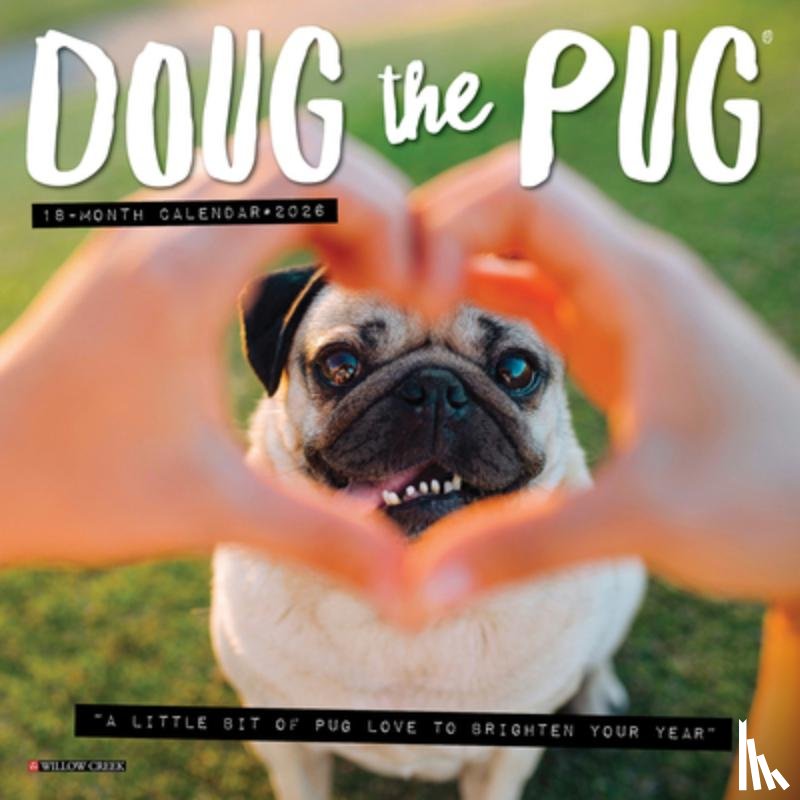 Leslie Mosier - Doug the Pug 2026 Mini Wall Calendar