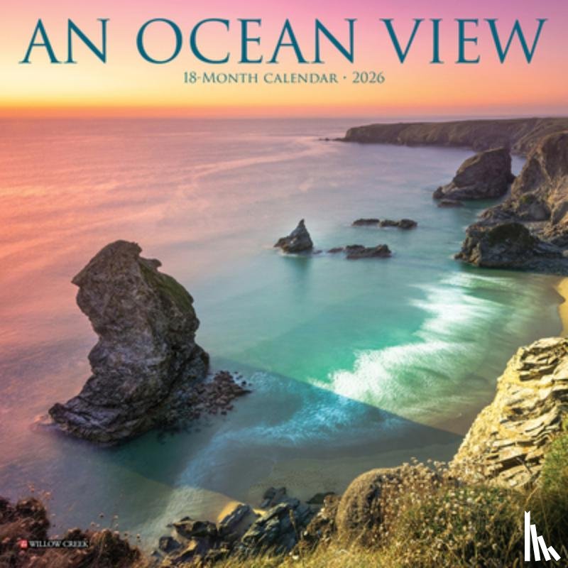 Willow Creek Press - Ocean View 2026 Mini Wall Calendar