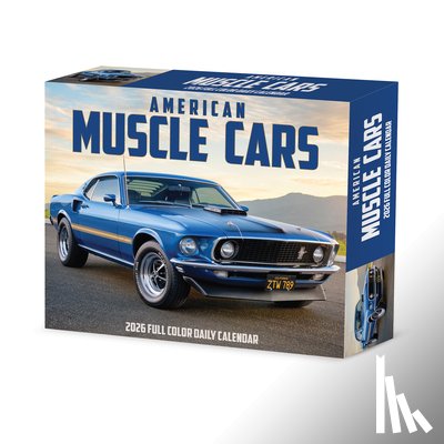 Willow Creek Press - American Muscle Cars 2026 5.4 X 6.2 Box Calendar