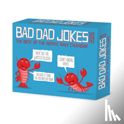 Willow Creek Press - Bad Dad Jokes 2026 5.4 X 6.2 Box Calendar