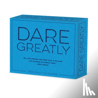 Willow Creek Press - Dare Greatly 2026 5.4 X 6.2 Box Calendar