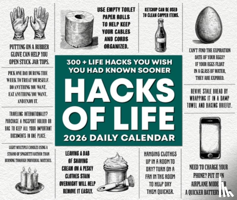 Willow Creek Press - Hacks of Life 2026 5.4 X 6.2 Box Calendar