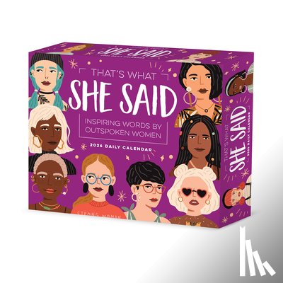 Willow Creek Press - That's What She Said 2026 5.4 X 6.2 Box Calendar