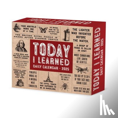 Willow Creek Press - Today I Learned (Til) 2026 Box Calendar