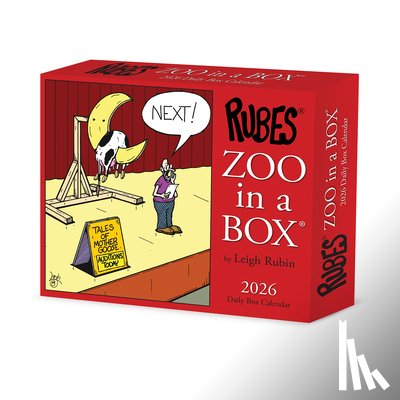 Leigh Rubin - Zoo in a Box 2026 5.4 X 6.2 Box Calendar