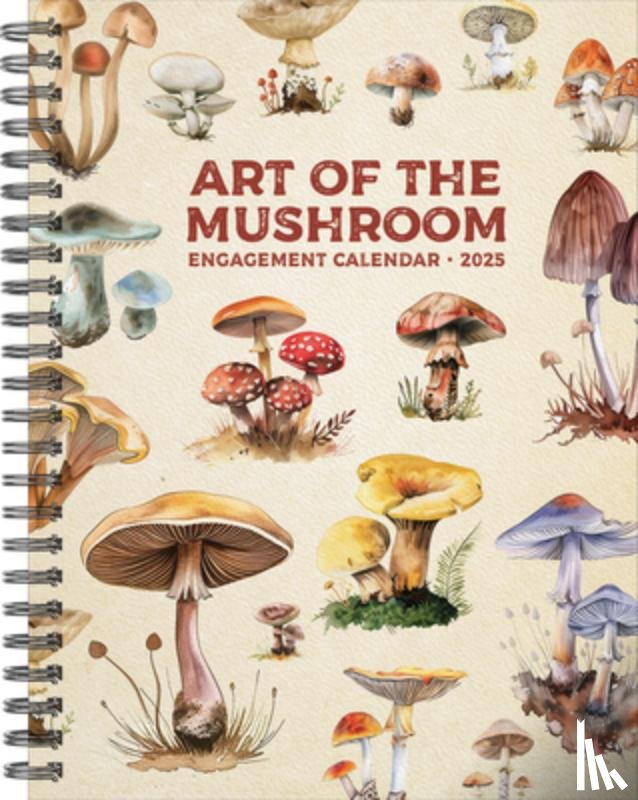 Willow Creek Press - Art of the Mushroom 2026 6.5 X 8.5 Engagement Calendar