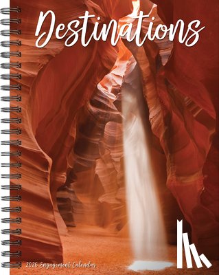 Willow Creek Press - Destinations 2026 6.5 X 8.5 Engagement Calendar