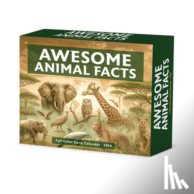 Willow Creek Press - Awesome Animal Facts 2026 5.4 X 6.2 Box Calendar