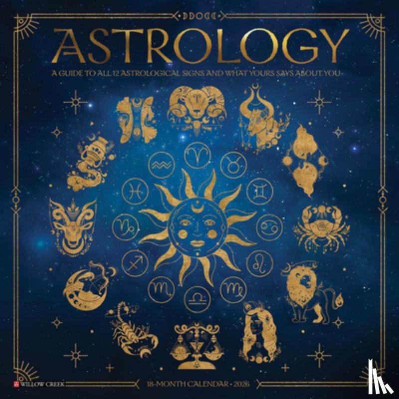Willow Creek Press - Astrology 2026 12 X 12 Wall Calendar