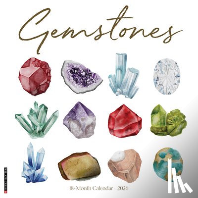 Willow Creek Press - Gemstones 2026 12 X 12 Wall Calendar