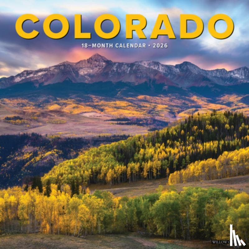 Willow Creek Press - Colorado 2026 Wall Calendar