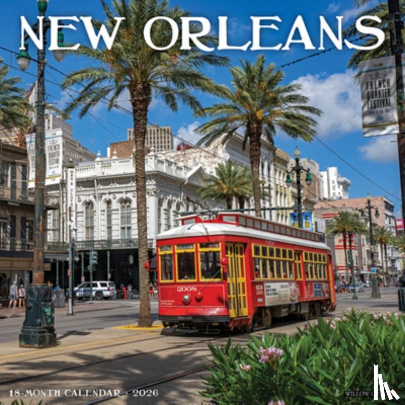 Willow Creek Press - New Orleans 2026 Wall Calendar