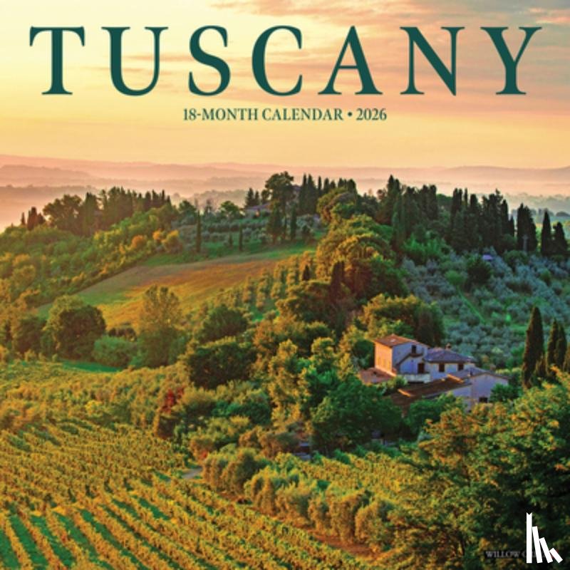 Willow Creek Press - Tuscany 2026 12 X 12 Wall Calendar