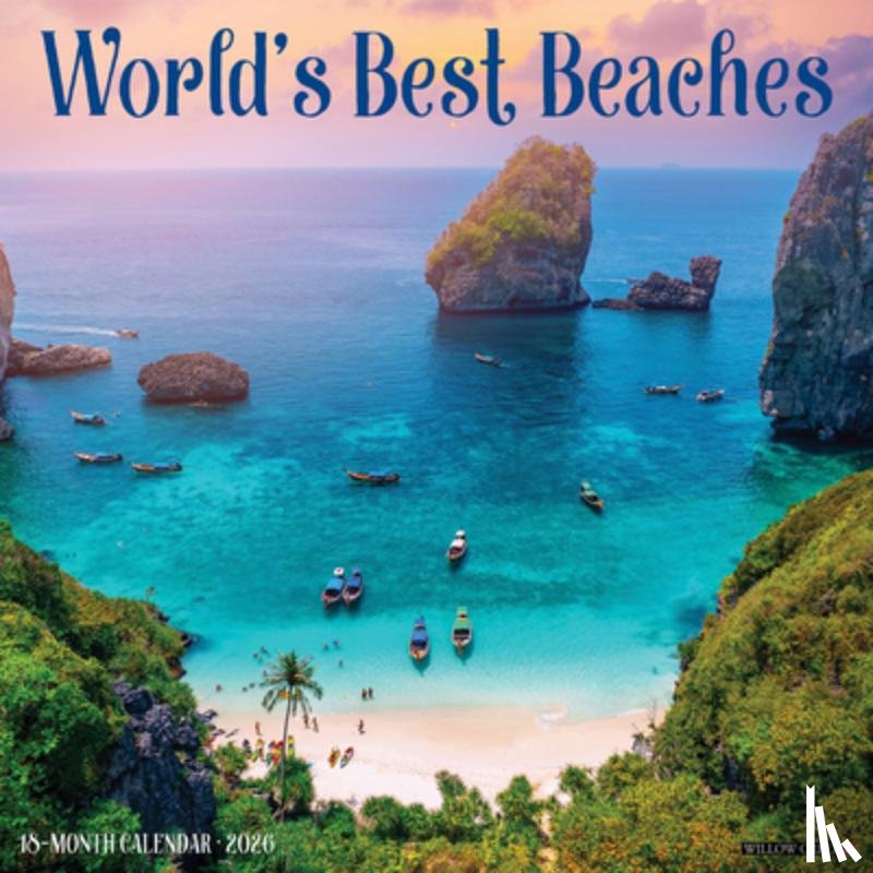 Willow Creek Press - World's Best Beaches 2026 Wall Calendar
