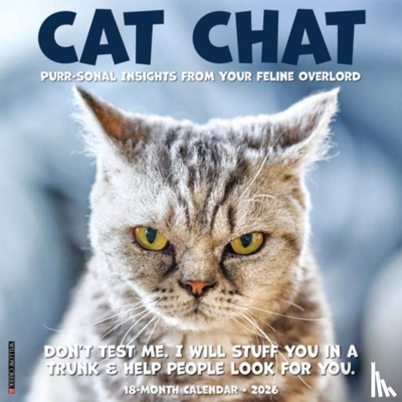 Willow Creek Press - Cat Chat 12 X 12 Wall Calendar