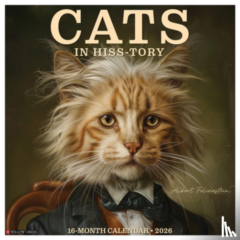 Willow Creek Press - Cats in Hiss-Tory 12 X 12 Wall Calendar