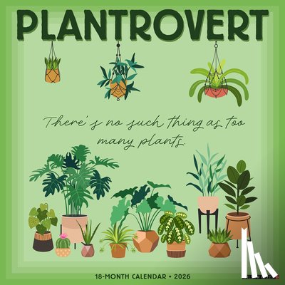 Willow Creek Press - Plantrovert 2026 Wall Calendar