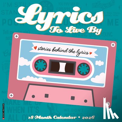 Willow Creek Press - Lyrics to Live by 2026 Wall Calendar