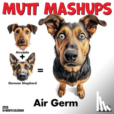 Baldwin - Mutt Mashups 2026 12 X 12 Wall Calendar