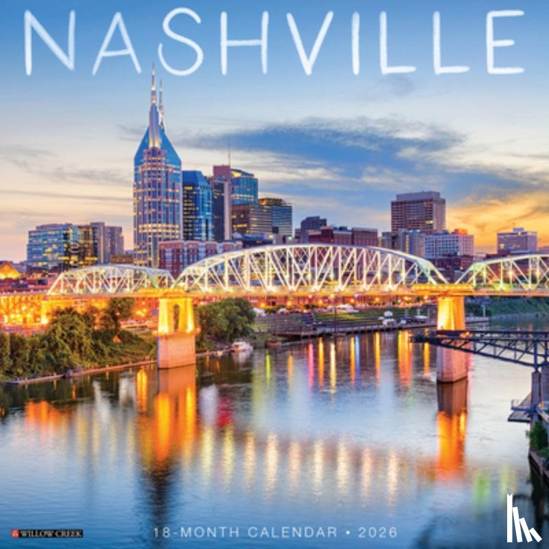 Willow Creek Press - Nashville 2026 Wall Calendar